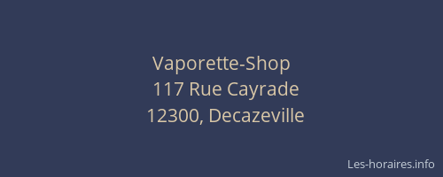 Vaporette-Shop