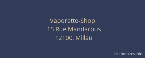 Vaporette-Shop