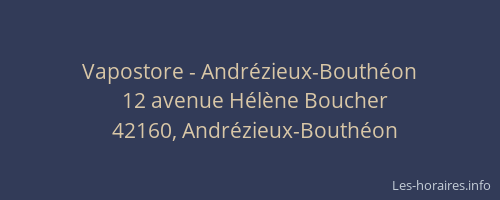 Vapostore - Andrézieux-Bouthéon
