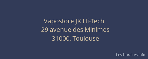 Vapostore JK Hi-Tech