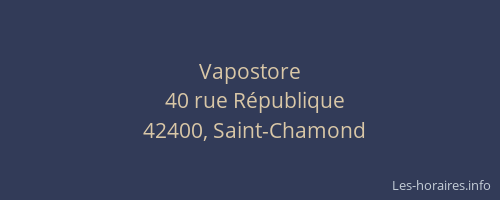 Vapostore