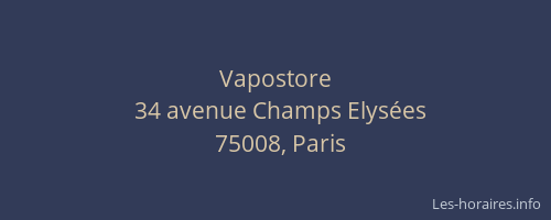 Vapostore