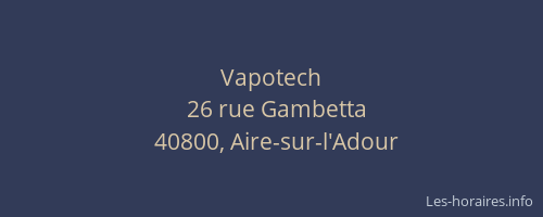 Vapotech
