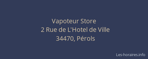 Vapoteur Store
