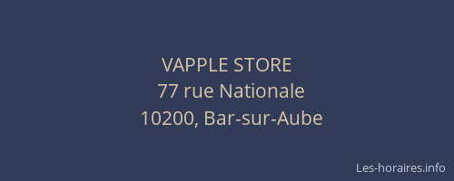 VAPPLE STORE
