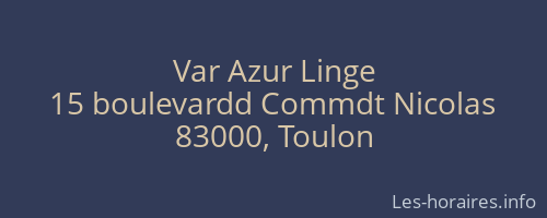 Var Azur Linge