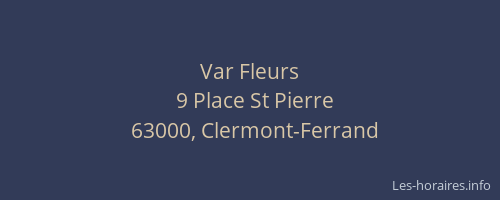 Var Fleurs