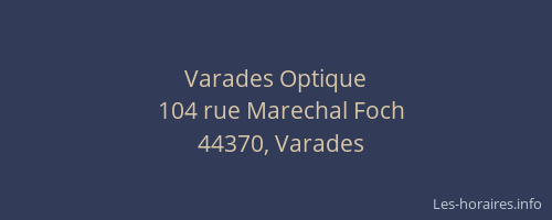 Varades Optique