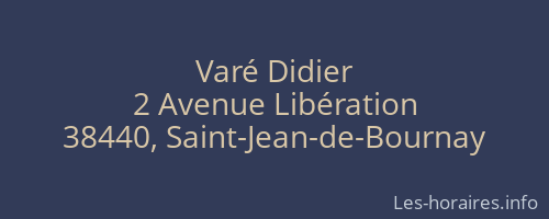 Varé Didier