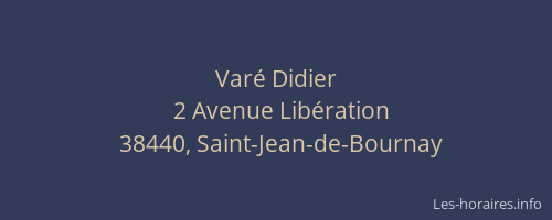 Varé Didier