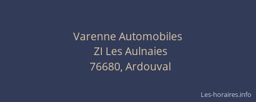 Varenne Automobiles