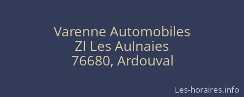 Varenne Automobiles