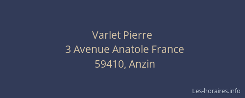 Varlet Pierre