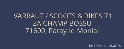 VARRAUT / SCOOTS & BIKES 71