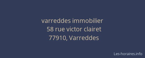 varreddes immobilier