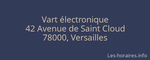 Vart électronique