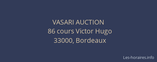 VASARI AUCTION