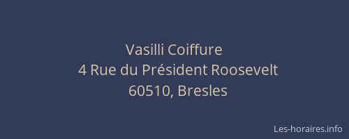 Vasilli Coiffure
