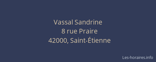 Vassal Sandrine