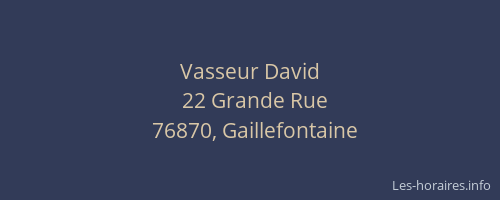 Vasseur David