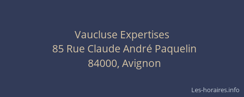 Vaucluse Expertises