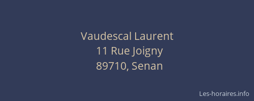 Vaudescal Laurent