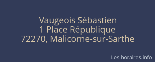 Vaugeois Sébastien