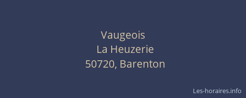 Vaugeois