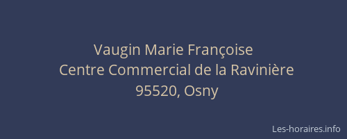 Vaugin Marie Françoise