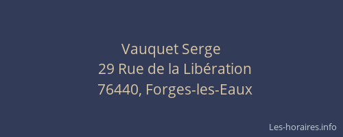 Vauquet Serge