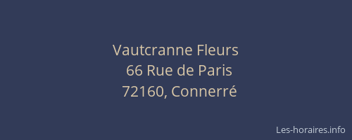 Vautcranne Fleurs