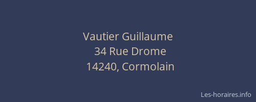 Vautier Guillaume