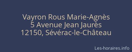 Vayron Rous Marie-Agnès