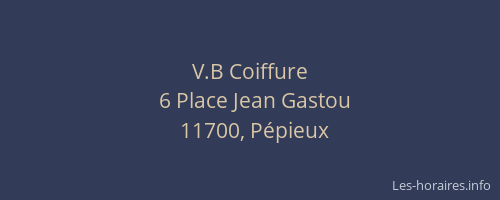 V.B Coiffure