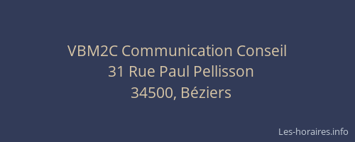 VBM2C Communication Conseil
