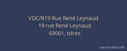 VDC/B19 Rue René Leynaud