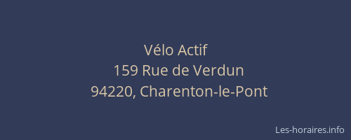 V&eacute;lo Actif