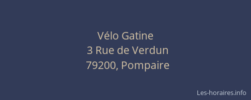 V&eacute;lo Gatine