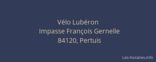 Vélo Lubéron