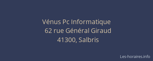 Vénus Pc Informatique