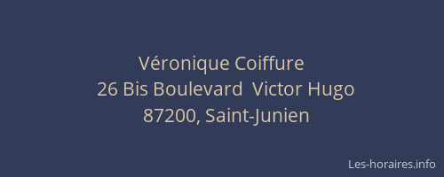 V&eacute;ronique Coiffure