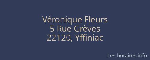 V&eacute;ronique Fleurs