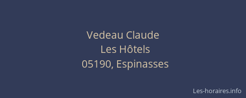 Vedeau Claude