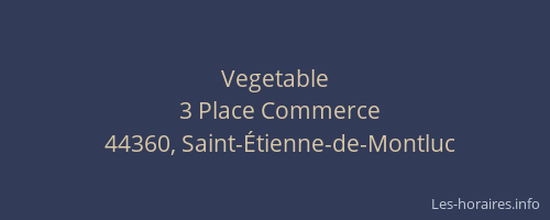 Vegetable