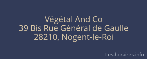 Végétal And Co