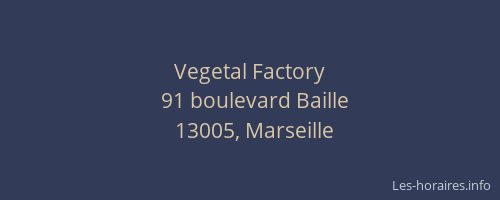 Vegetal Factory