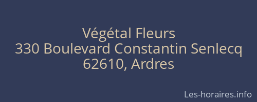 Végétal Fleurs