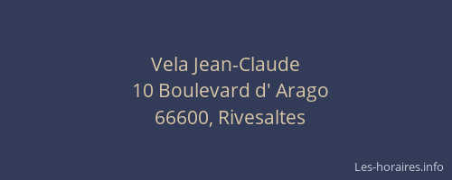 Vela Jean-Claude
