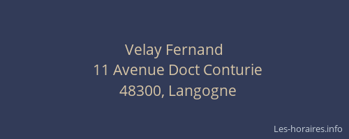 Velay Fernand
