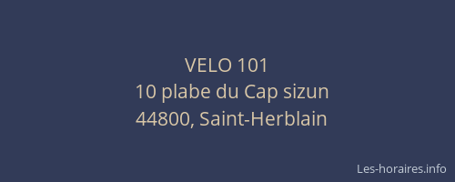 VELO 101